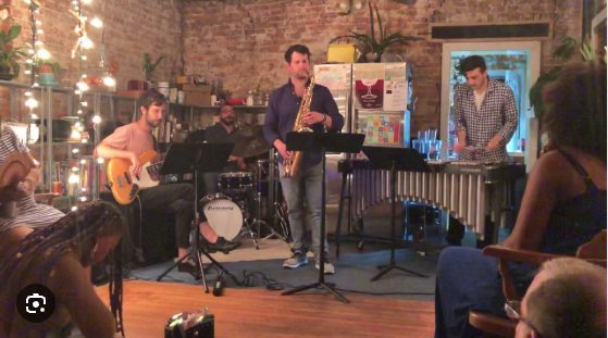 Ben Goldman quartet with audience